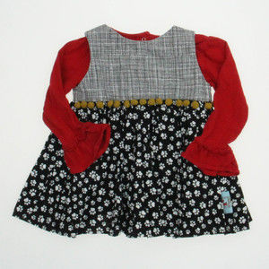 Sweet Petunia Clothing Girls Black | White Jumper size: 24 Months